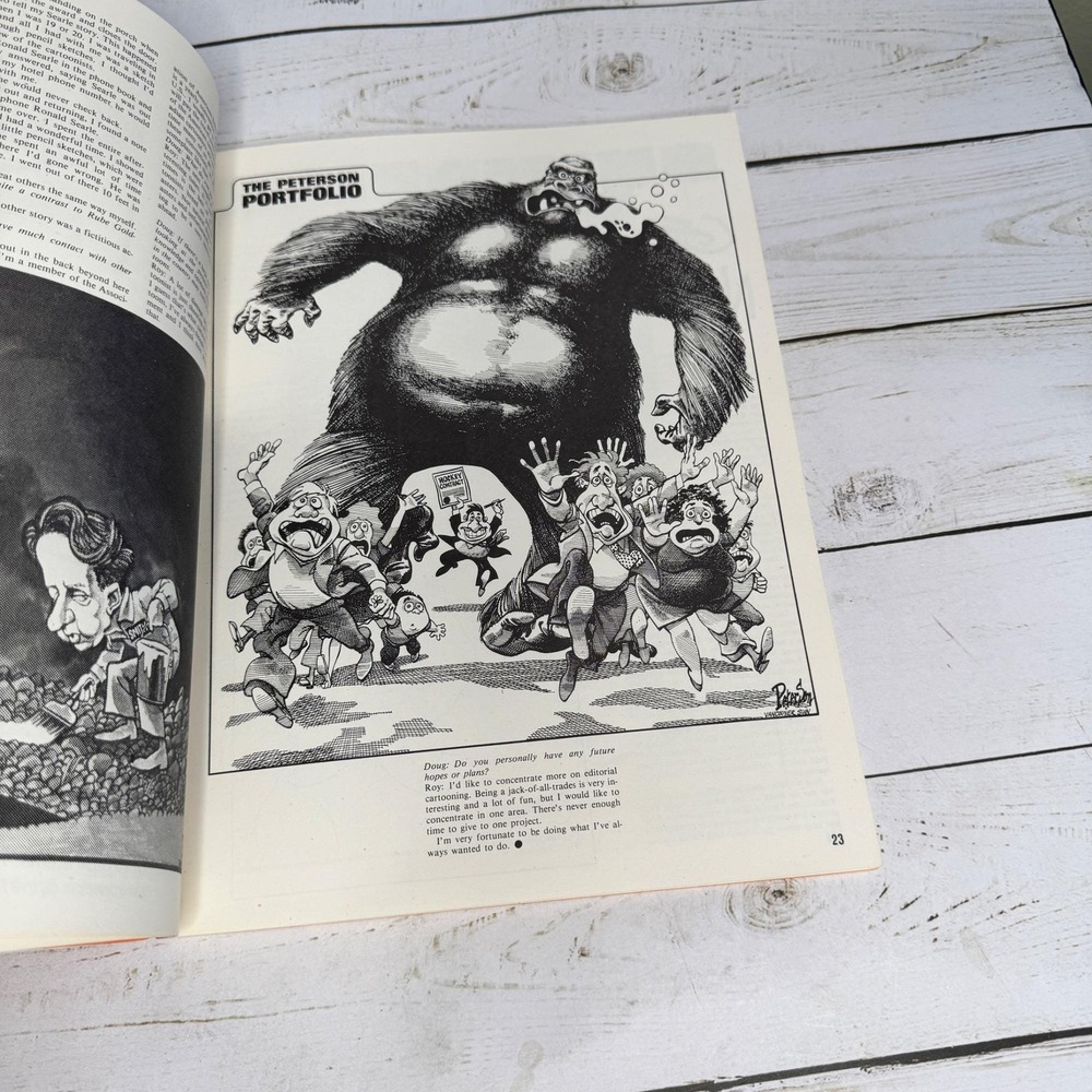 Cartoonist PROfiles No. 36 Dec 1977 Rembrandt Animator Schultz Disney Circus VTG - Picture 5 of 6